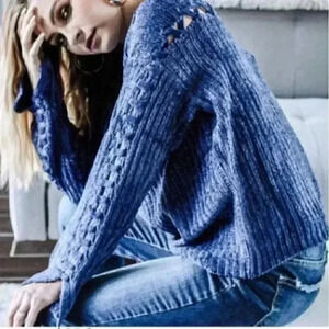 casual womens fall winter comfy SOFT CHENILLE SWEA